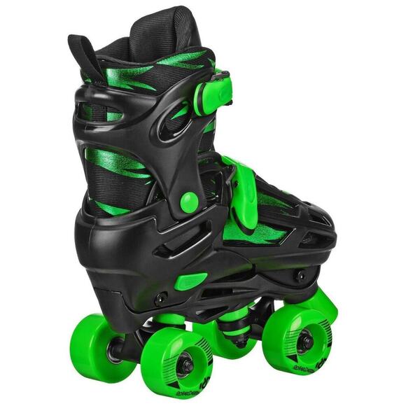 Roller Derby Green Wire Kids’ Adjustable Inline-Quad Combo Skates Sz 3-6 | NEW - Picture 3 of 15